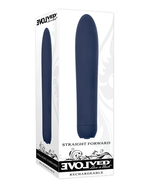 Evolved Straight Forward Vibrator – Blue