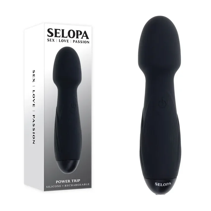 Selopa POWER TRIP – 18.8 cm USB Rechargeable Massage Wand