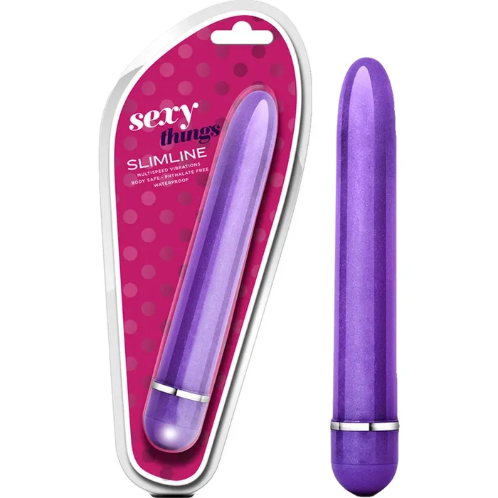 Sexy Things Slimline Vibe Purple 7-Inch Vibrator